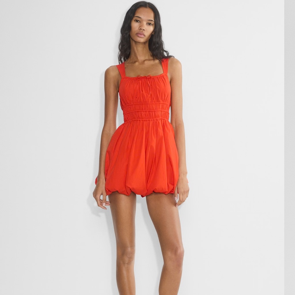 Women's Red Bubble Dress